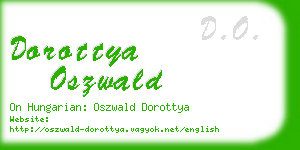 dorottya oszwald business card